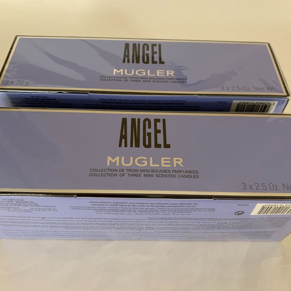 TWO boxes Mugler 3-Pc. ANGEL Candle